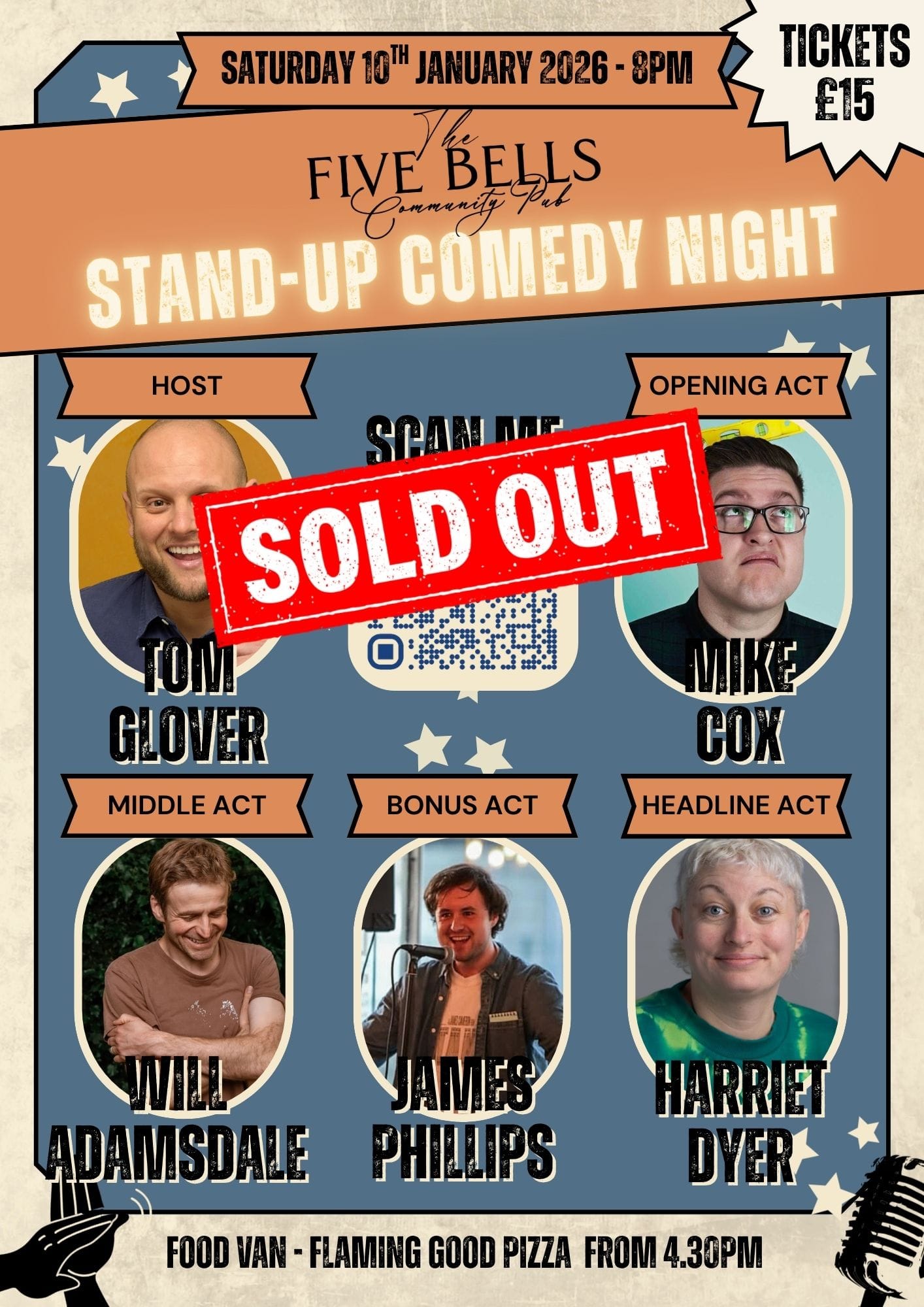Comedy Night SOLD OUT!!