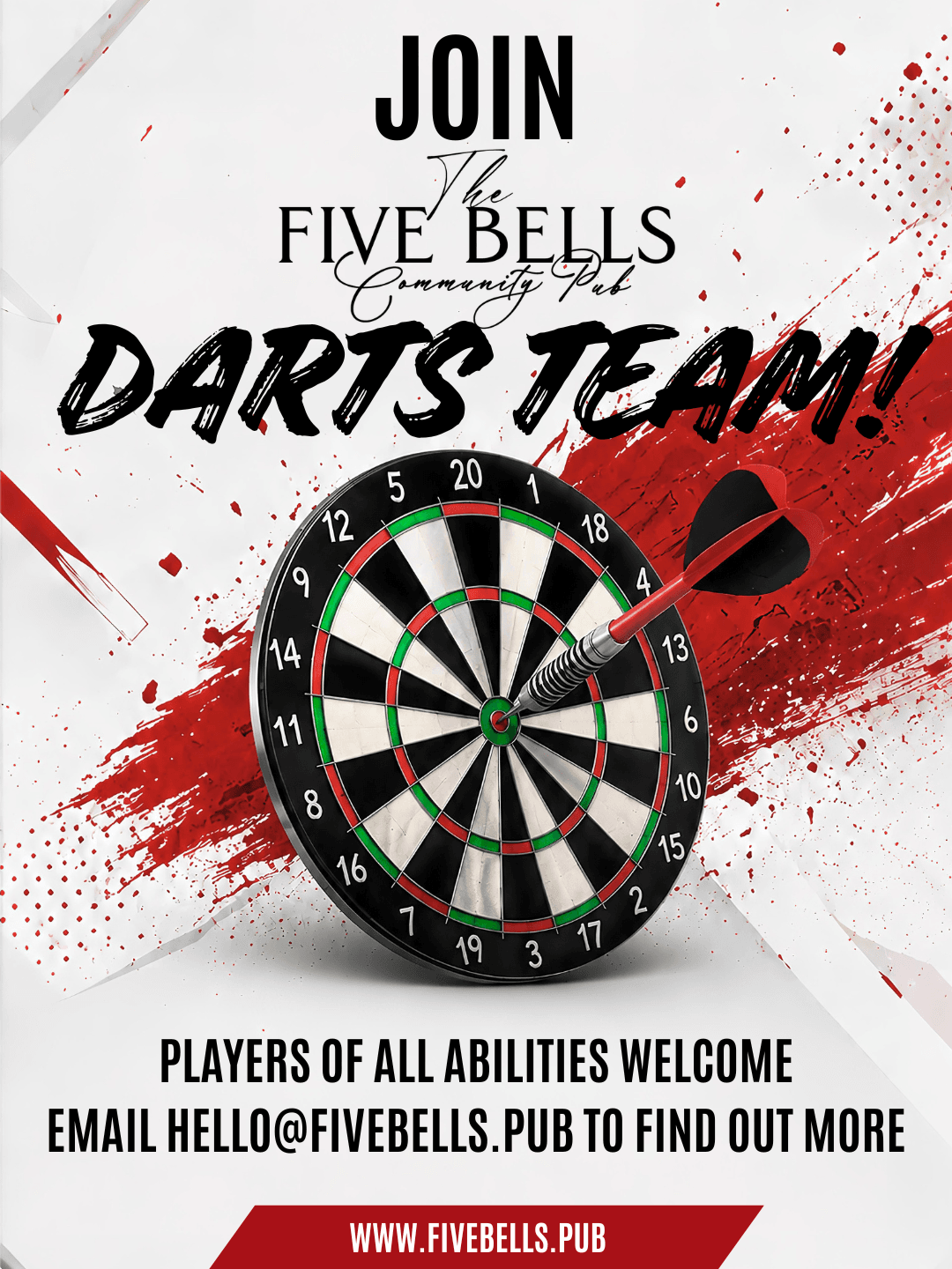 Five Bells Darts Team…