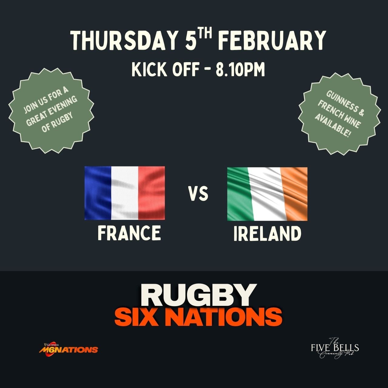6 Nations Rugby – France v Ireland