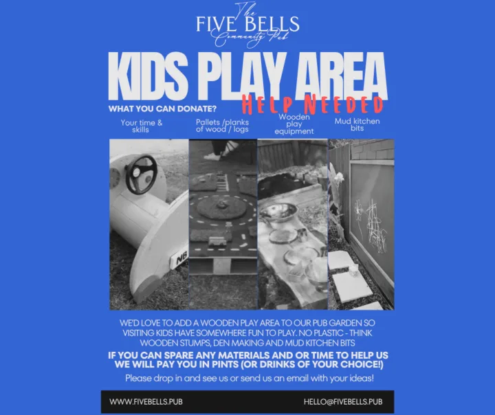 Kids play area help Poster (Facebook Post)