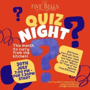 Quiz Night (Facebook Post)