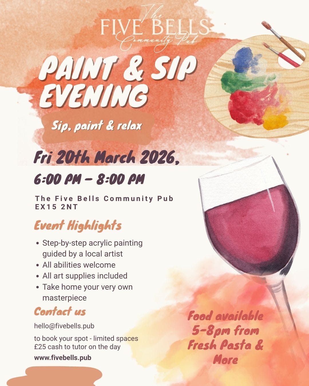 Paint & Sip Workshop