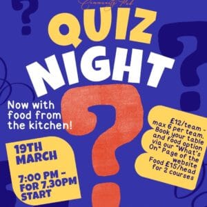 Yellow Blue and Red Playful Trivia Night Instagram Post