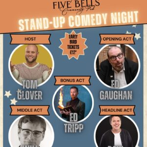 Comedy night 9 jan